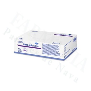 GUANTES DESECHABLES DE NITRILO PEHA-SOFT NITRILE WHITE T- L 100 U