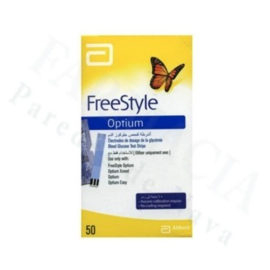 TIRAS OPTIUM GLUCOSA 50U FREESTYLE LIBRE