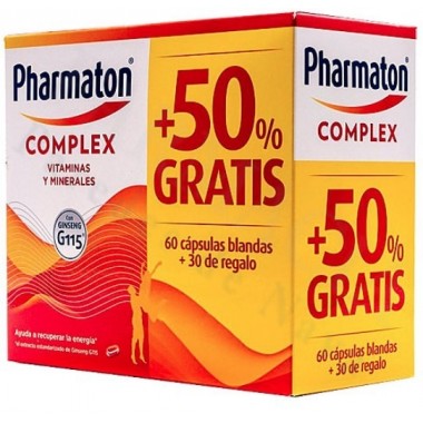 PHARMATON COMPLEX 100 CAPSULAS PACK PROMOCIONAL